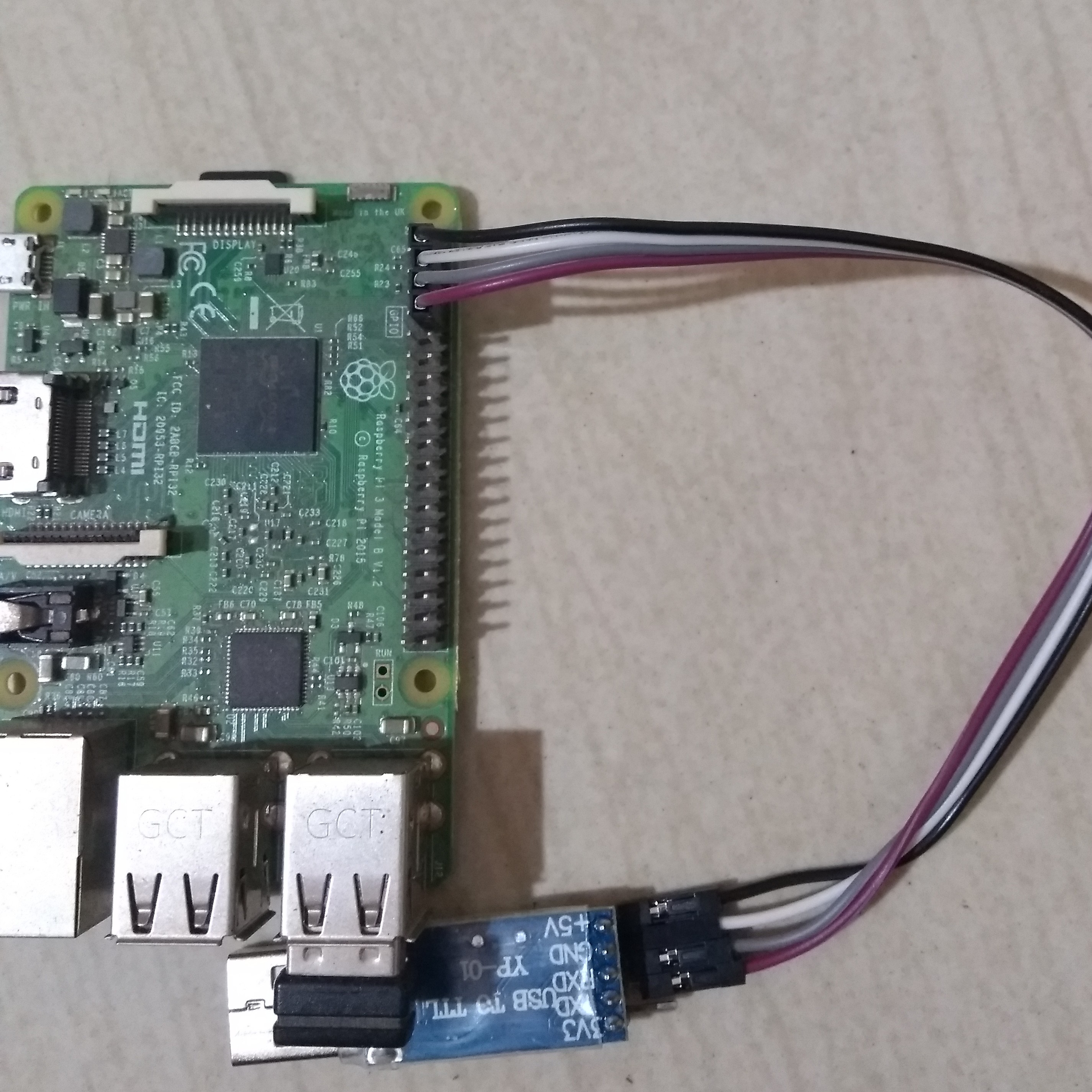 Raspberry Pi 3 serial connection
