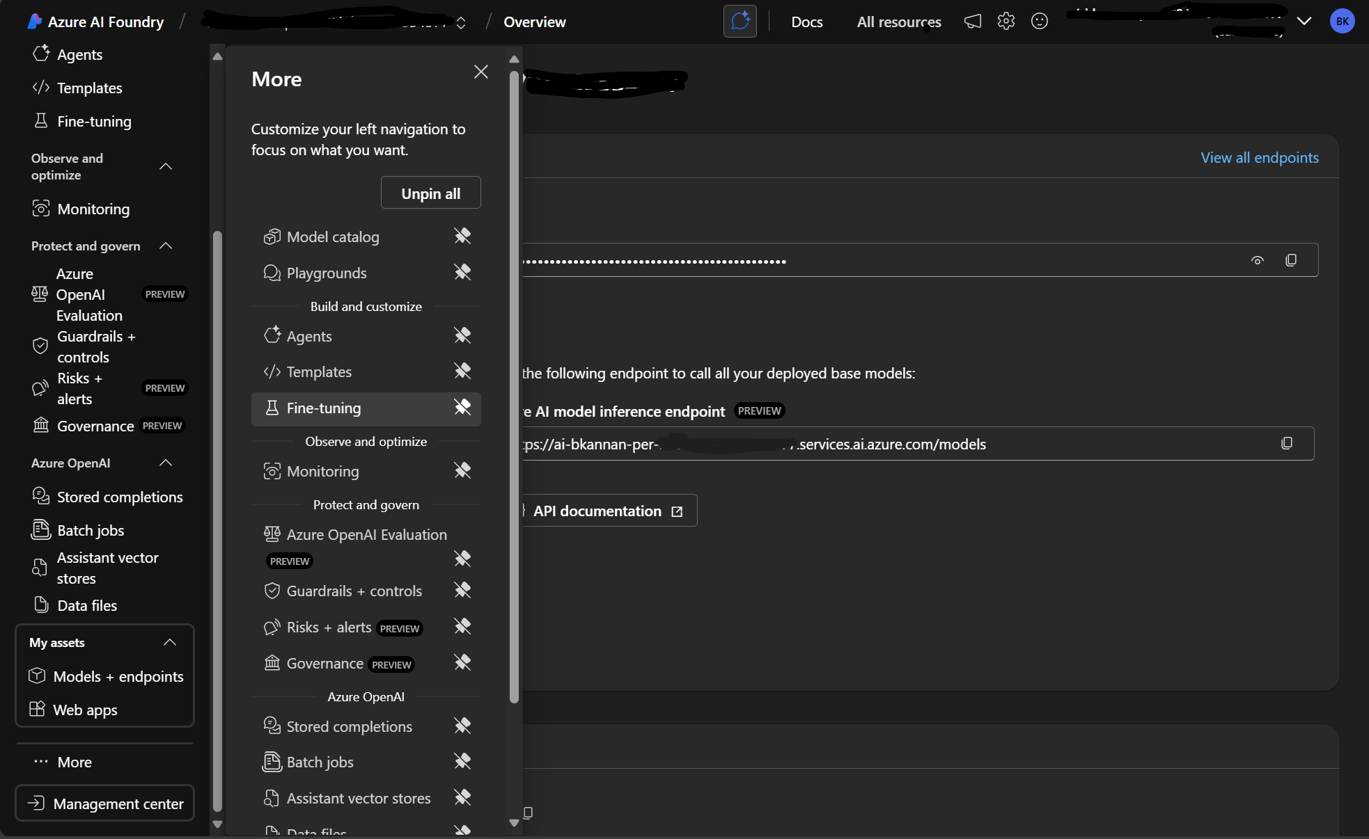 Fine-Tuning Screenshot