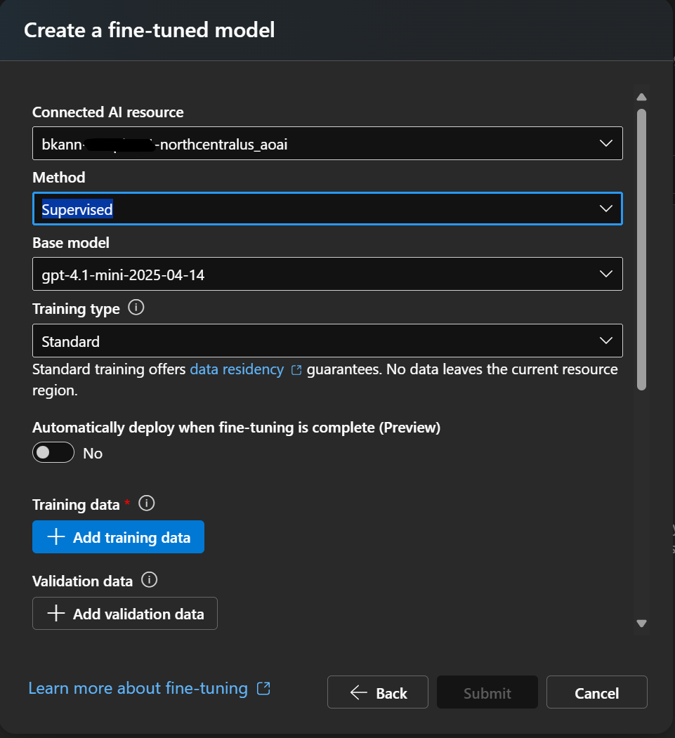 Select Training Data