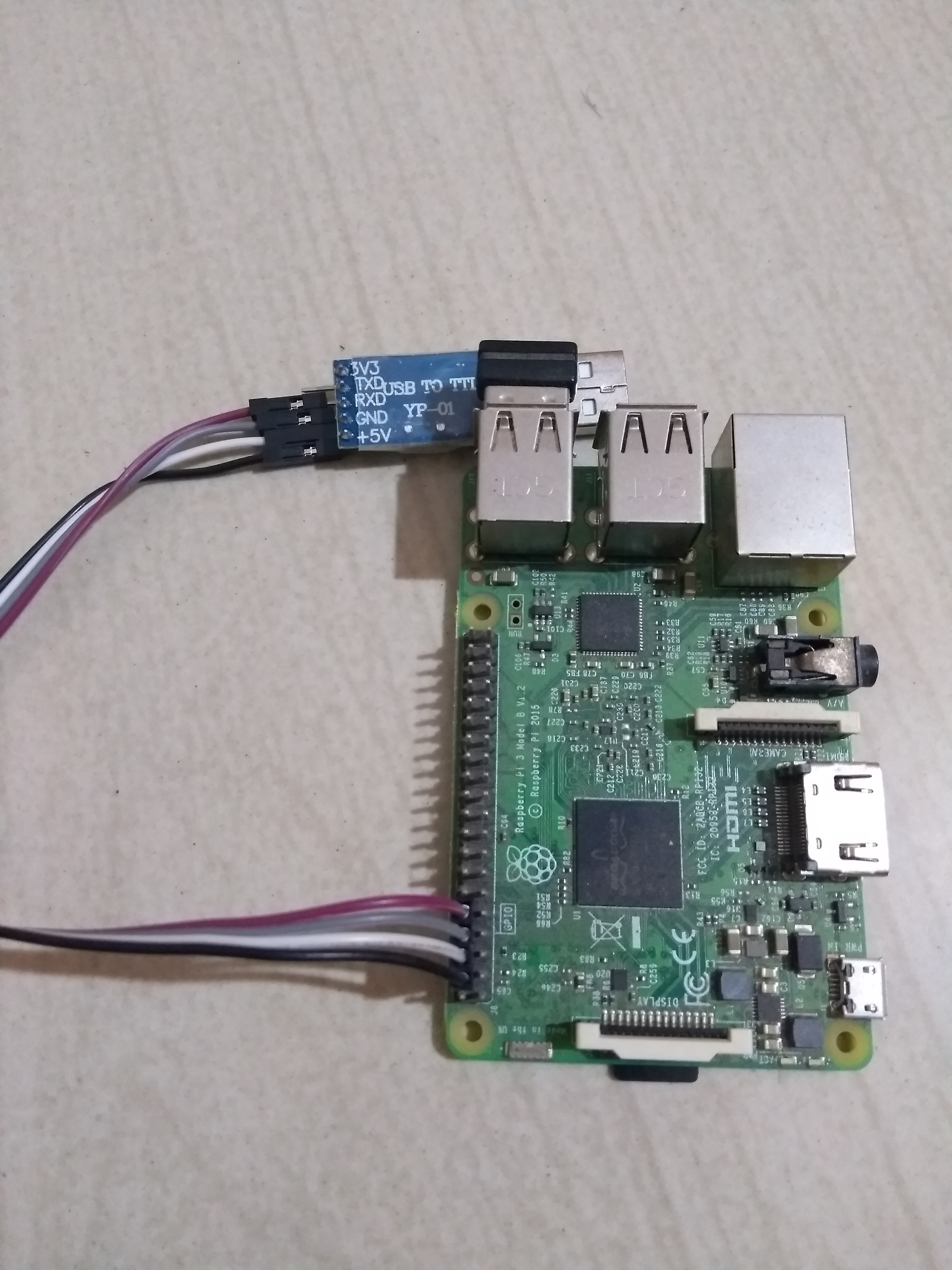 Raspberry Pi 3 serial connection