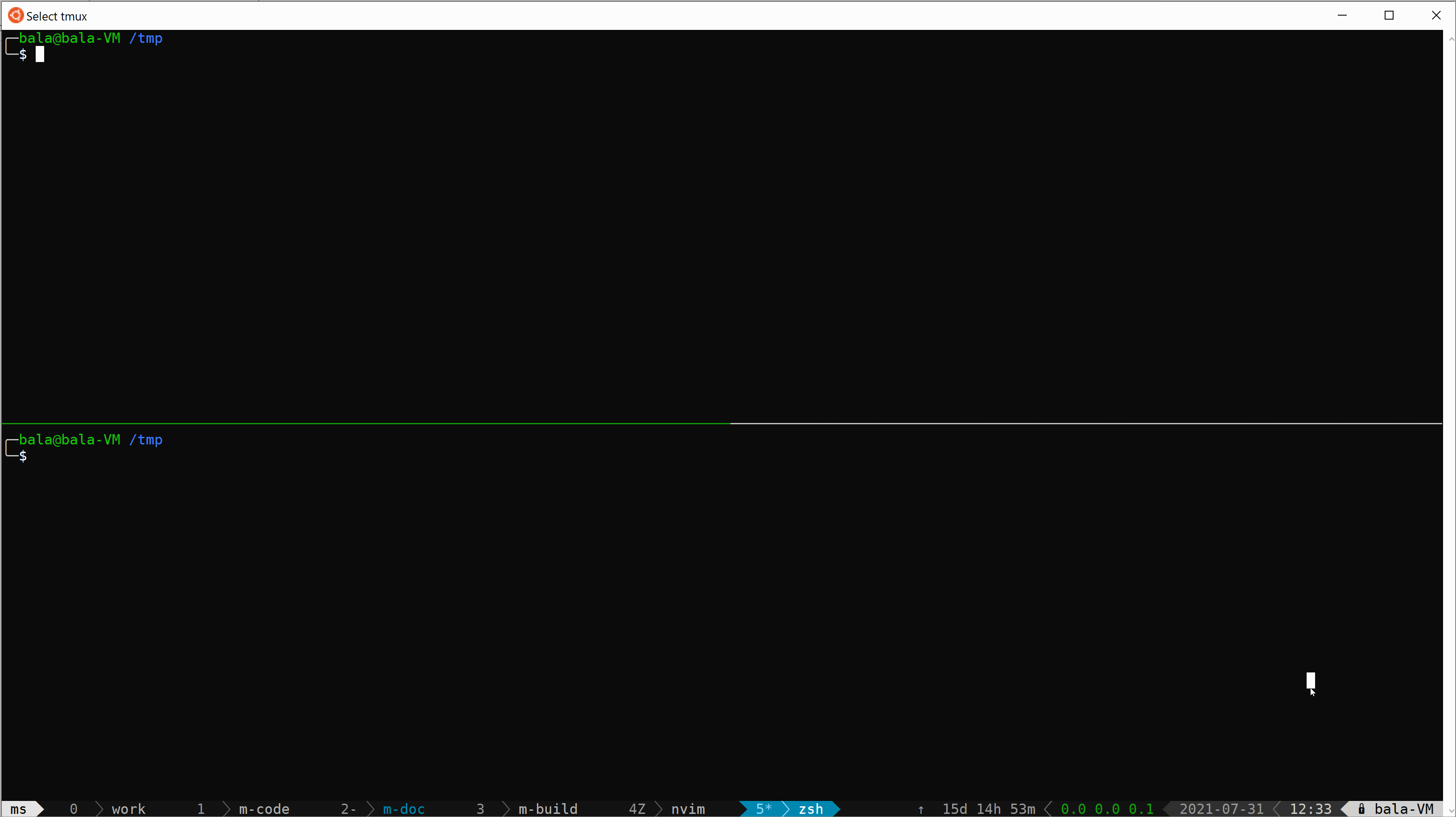 tmux copy paste hack